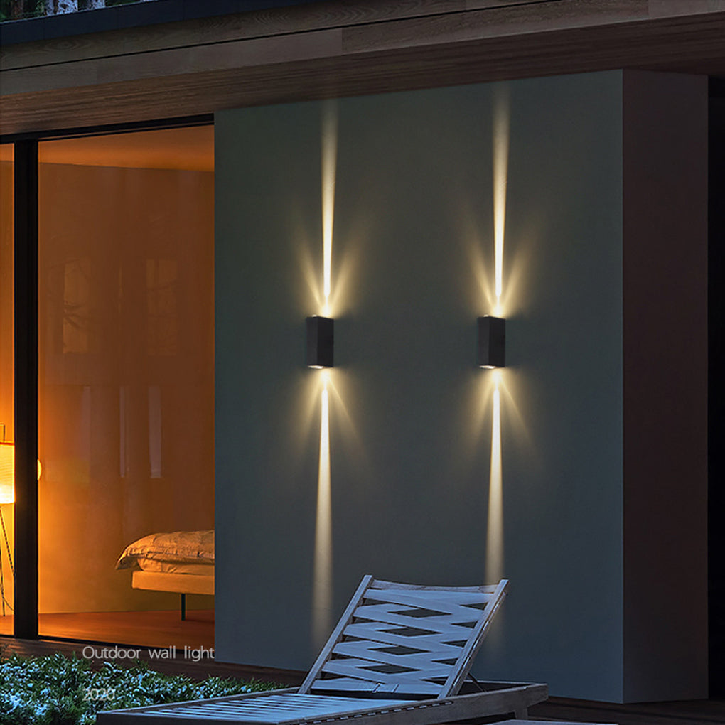Modern Narrow Beam Wall Sconce - Dual Up-and-Down Outdoor Wall Light with Waterproof Design for Enhanced Illumination 7