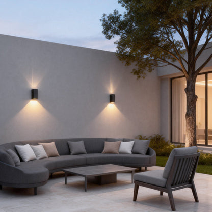 Modern Narrow Beam Wall Sconce - Dual Up-and-Down Outdoor Wall Light with Waterproof Design for Enhanced Illumination 4