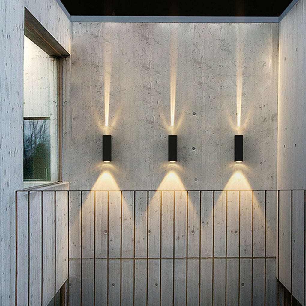 Modern Narrow Beam Wall Sconce - Dual Up-and-Down Outdoor Wall Light with Waterproof Design for Enhanced Illumination 9