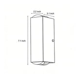 Modern Narrow Beam Wall Sconce - Dual Up-and-Down Outdoor Wall Light with Waterproof Design for Enhanced Illumination 14