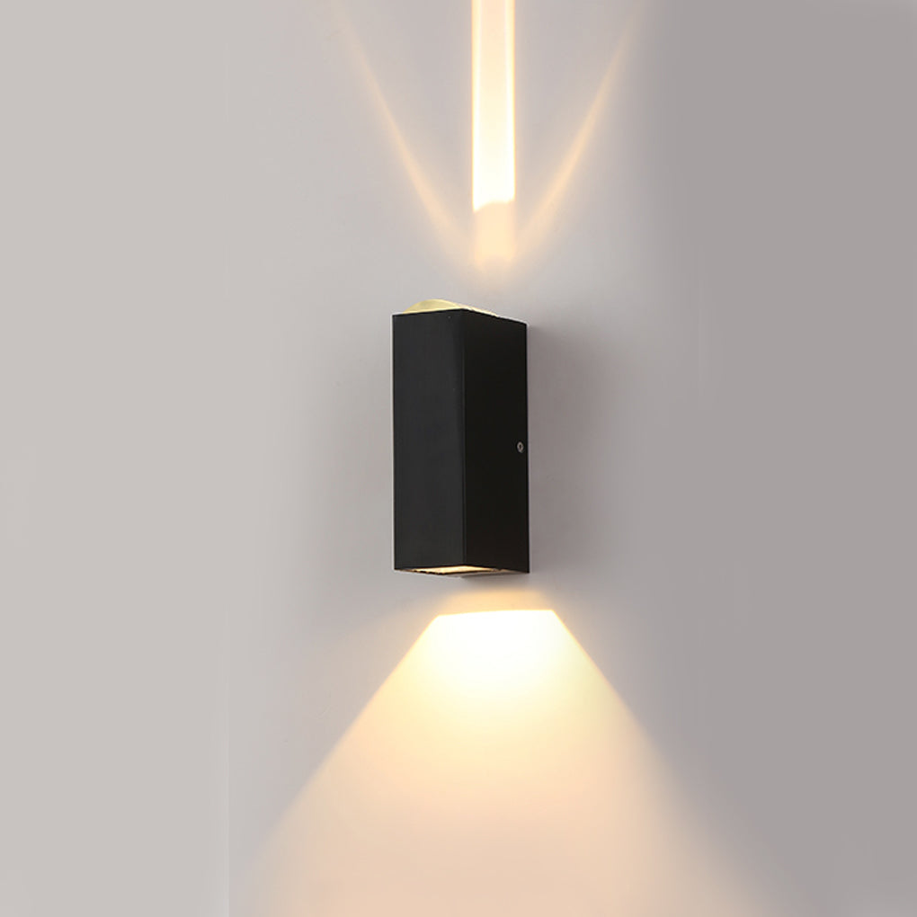 Modern Narrow Beam Wall Sconce - Dual Up-and-Down Outdoor Wall Light with Waterproof Design for Enhanced Illumination 1