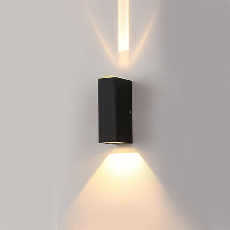 Modern Narrow Beam Wall Sconce - Dual Up-and-Down Outdoor Wall Light with Waterproof Design for Enhanced Illumination 1