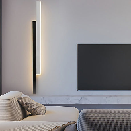 Nordic Minimalist Wall Sconce Light - Adjustable Dual-Strip LED with Modern Design for Stylish Illumination 2