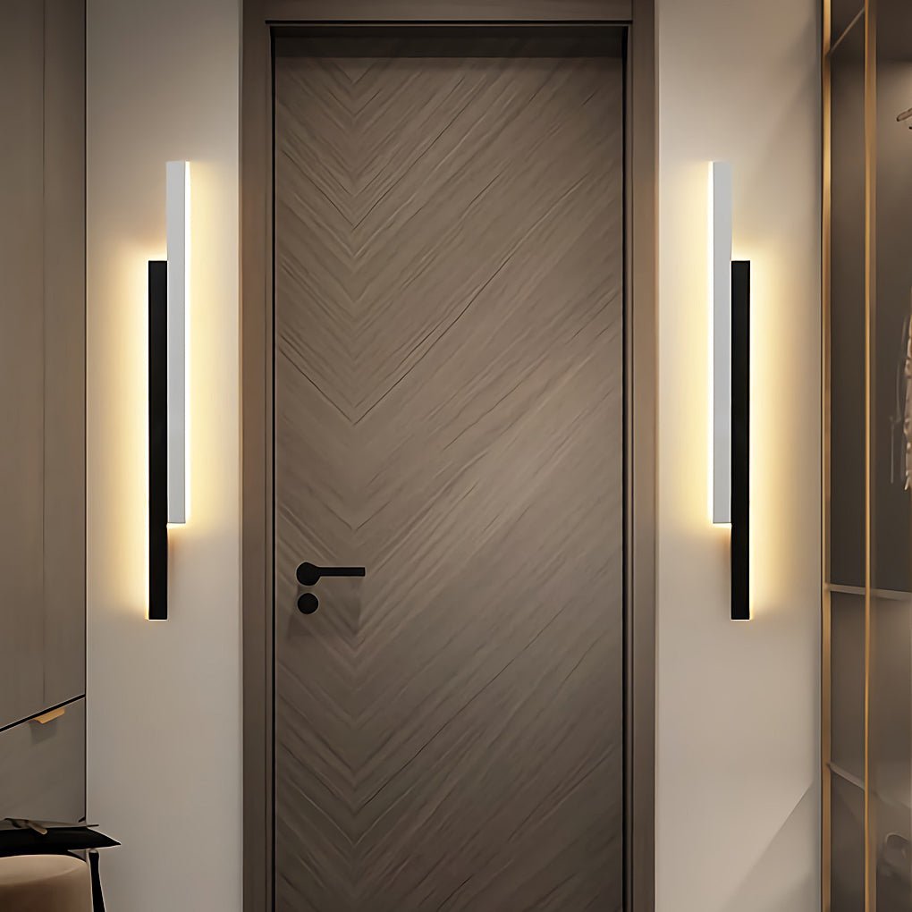 Nordic Minimalist Wall Sconce Light - Adjustable Dual-Strip LED with Modern Design for Stylish Illumination 7