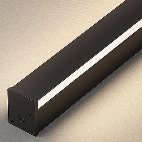 Modern Linear Wall Sconce - Black Aluminum Lighting with Dimmable LED & Eye-Care Design for Versatile Ambient Illumination 9