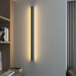 Modern Linear Wall Sconce - Black Aluminum Lighting with Dimmable LED & Eye-Care Design for Versatile Ambient Illumination 4