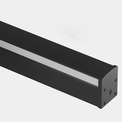 Modern Linear Wall Sconce - Black Aluminum Lighting with Dimmable LED & Eye-Care Design for Versatile Ambient Illumination 11