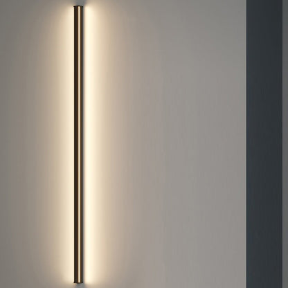 Modern Linear Wall Sconce - Black Aluminum Lighting with Dimmable LED & Eye-Care Design for Versatile Ambient Illumination 6