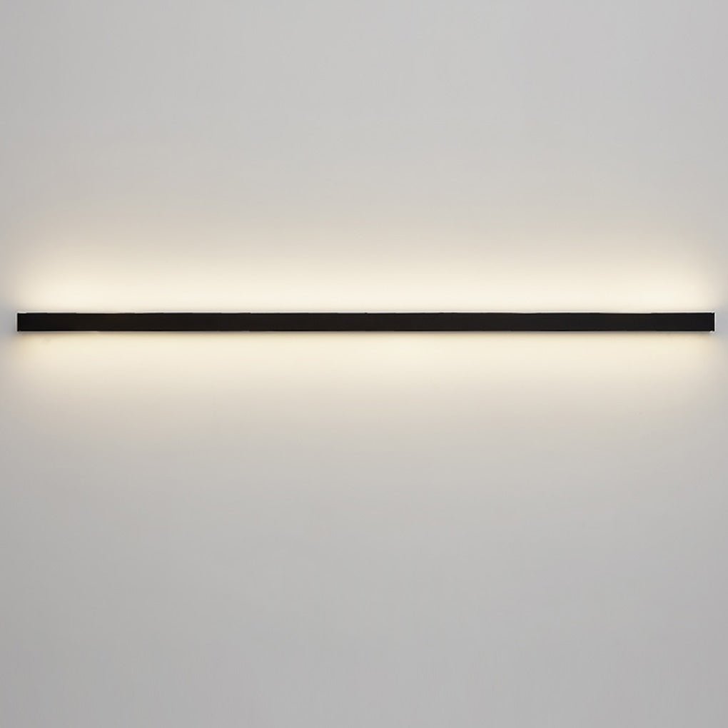 Modern Linear Wall Sconce - Black Aluminum Lighting with Dimmable LED & Eye-Care Design for Versatile Ambient Illumination 7