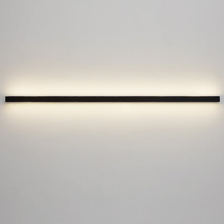 Modern Linear Wall Sconce - Black Aluminum Lighting with Dimmable LED & Eye-Care Design for Versatile Ambient Illumination 7