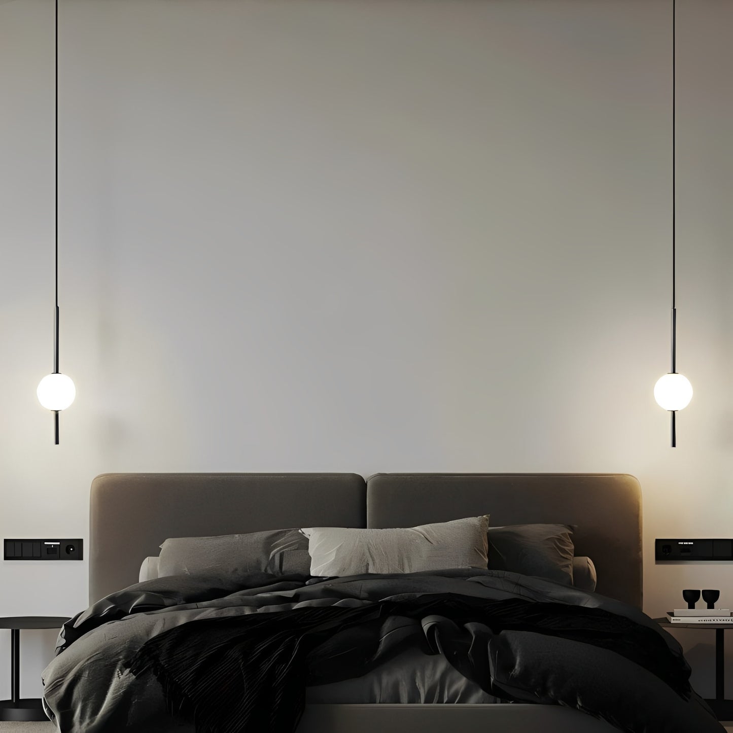Elegant Glass Pendant Light – Adjustable Chain for Modern Kitchen Lighting 9