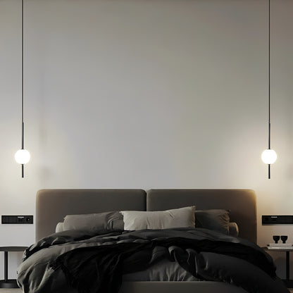 Elegant Glass Pendant Light – Adjustable Chain for Modern Kitchen Lighting 9