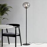 Dune Minimalist Floor Lamp - Elegant Glass & Metal Design for Modern Interiors 9