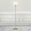 Dune Minimalist Floor Lamp - Elegant Glass & Metal Design for Modern Interiors 1