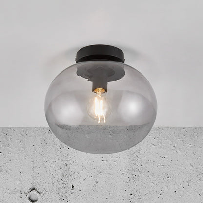 Alton Ceiling Lamp - Mouth-Blown Glass Shade with Elegant Finishes for Atmospheric Lighting 7