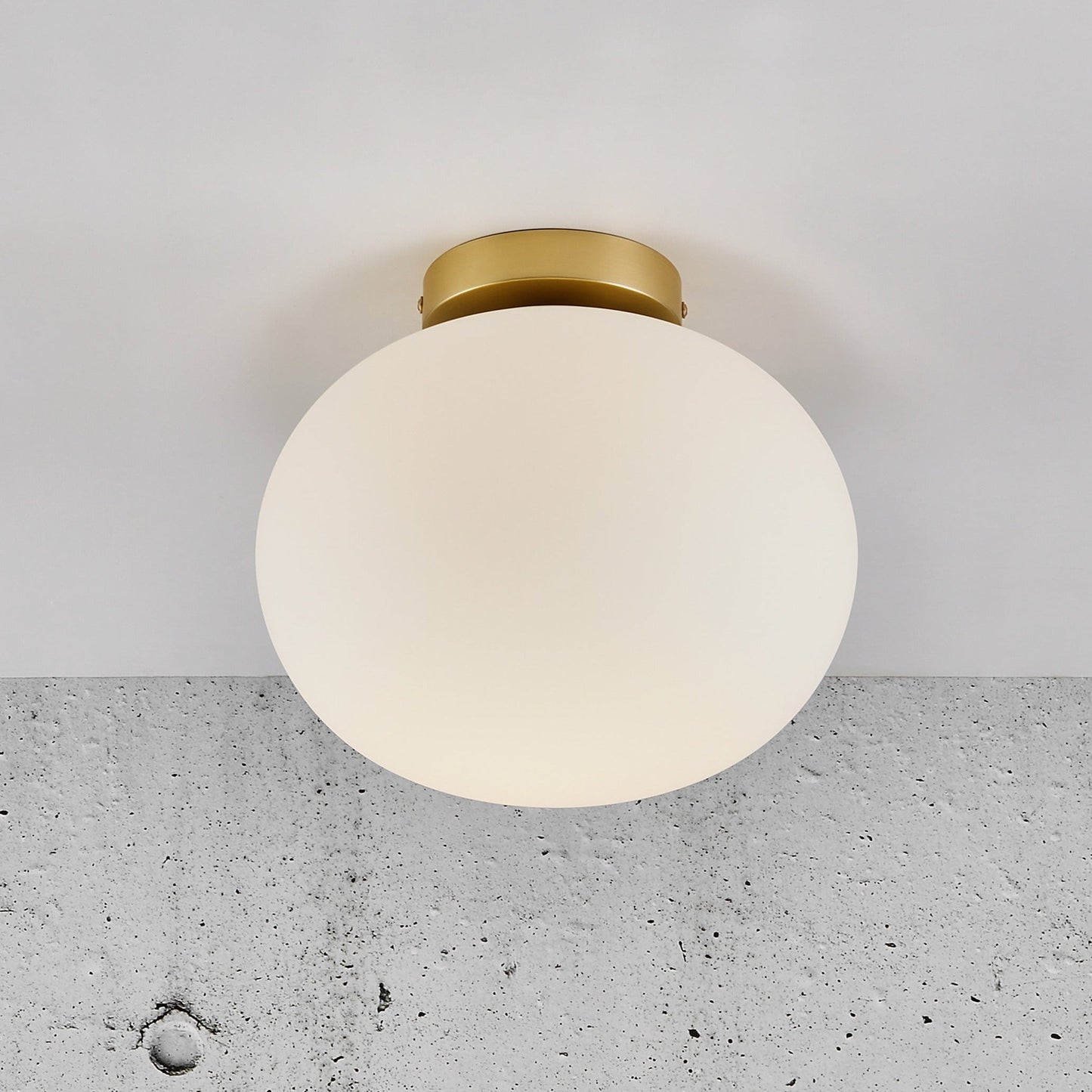 Alton Ceiling Lamp - Mouth-Blown Glass Shade with Elegant Finishes for Atmospheric Lighting 5