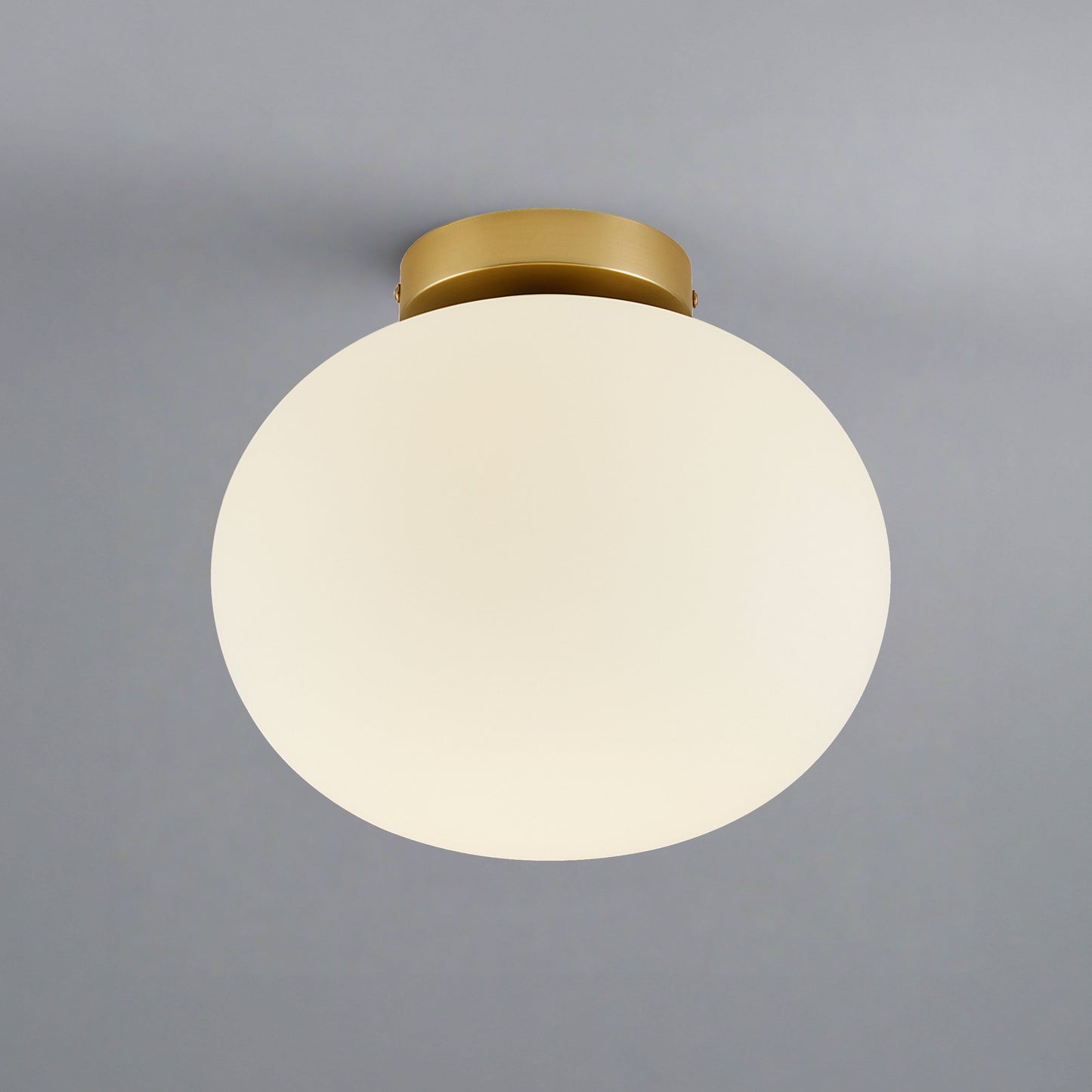 Alton Ceiling Lamp - Mouth-Blown Glass Shade with Elegant Finishes for Atmospheric Lighting 1