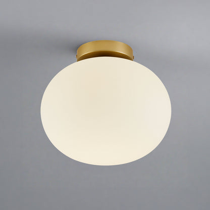 Alton Ceiling Lamp - Mouth-Blown Glass Shade with Elegant Finishes for Atmospheric Lighting 1