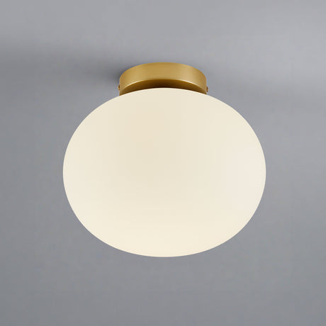 Alton Ceiling Lamp - Mouth-Blown Glass Shade with Elegant Finishes for Atmospheric Lighting 1