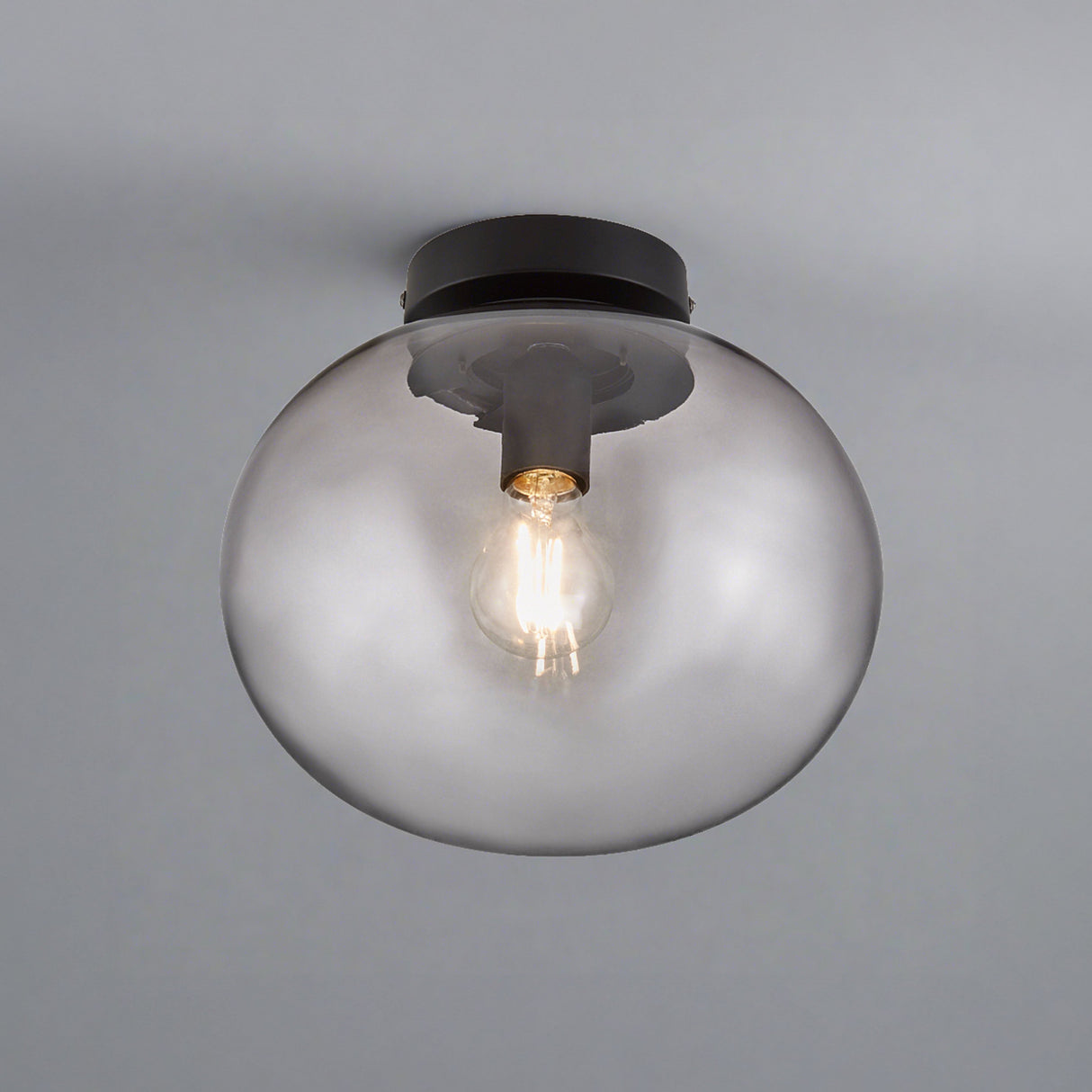 Alton Ceiling Lamp - Mouth-Blown Glass Shade with Elegant Finishes for Atmospheric Lighting 2