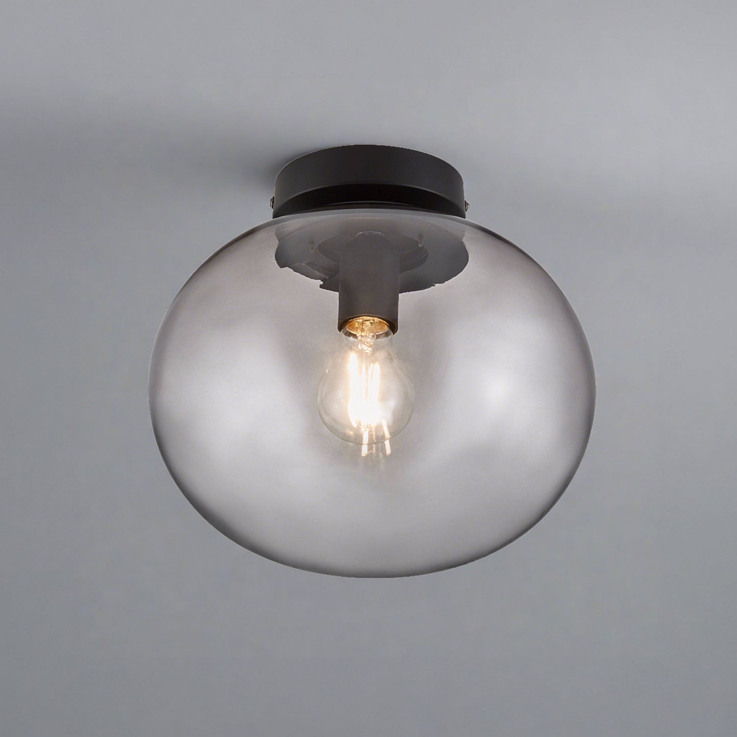 Alton Ceiling Lamp - Mouth-Blown Glass Shade with Elegant Finishes for Atmospheric Lighting 2