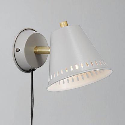 Dune Industrial Wall Lamp - Matte Metal & Brass Design for Elegant Lighting 2