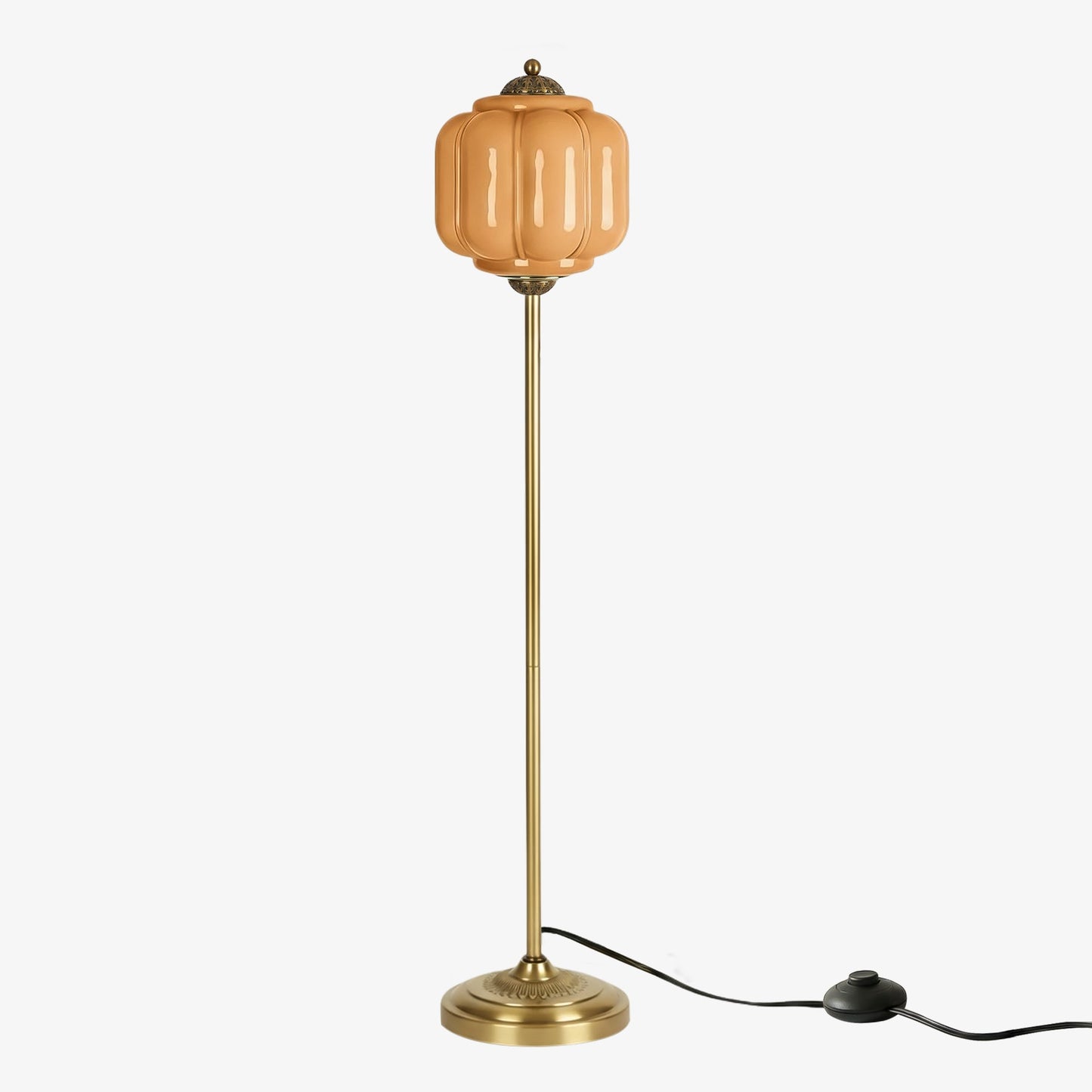 Eloise Collection | Floor Lamp with Unique Retro Glass Design - Stylish Lighting for Living Rooms 15