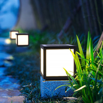 Solar Pillar LED Landscape Light - Waterproof Design for Outdoor Spaces 8