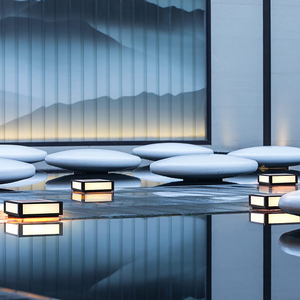 Solar Pillar LED Landscape Light - Waterproof Design for Outdoor Spaces 2