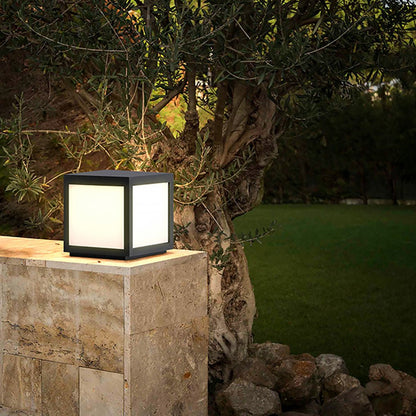 Solar Pillar LED Landscape Light - Waterproof Design for Outdoor Spaces 9
