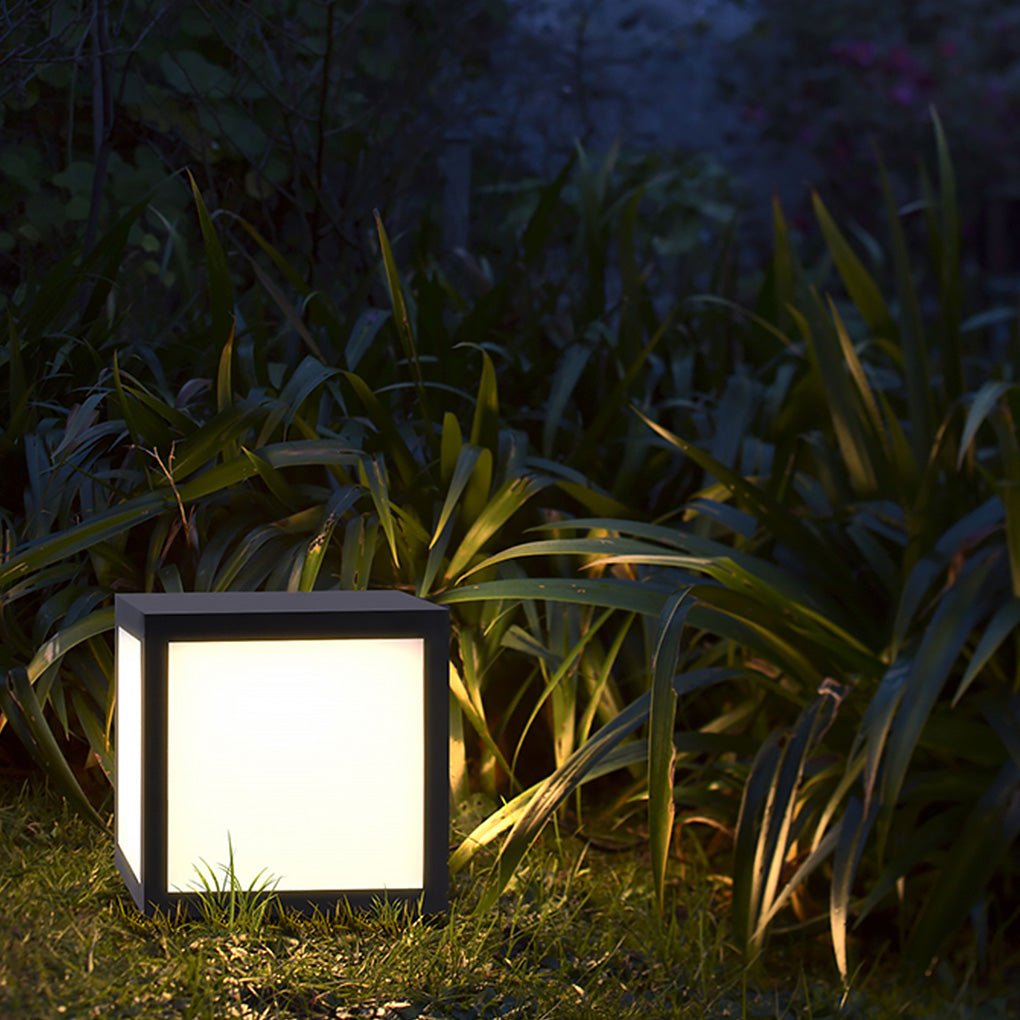 Solar Pillar LED Landscape Light - Waterproof Design for Outdoor Spaces 4