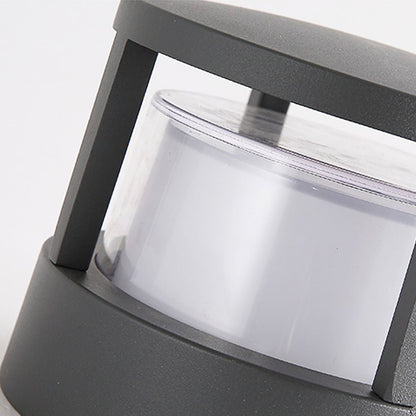 Modern Round Outdoor Post Light - Double-Layered Design with IP65 Protection for Year-Round Illumination 13
