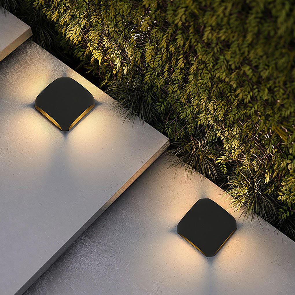 Luminara Outdoor Step Lights - LED Embedded Landscape Lighting with Waterproof Design for Safe Home Illumination 1