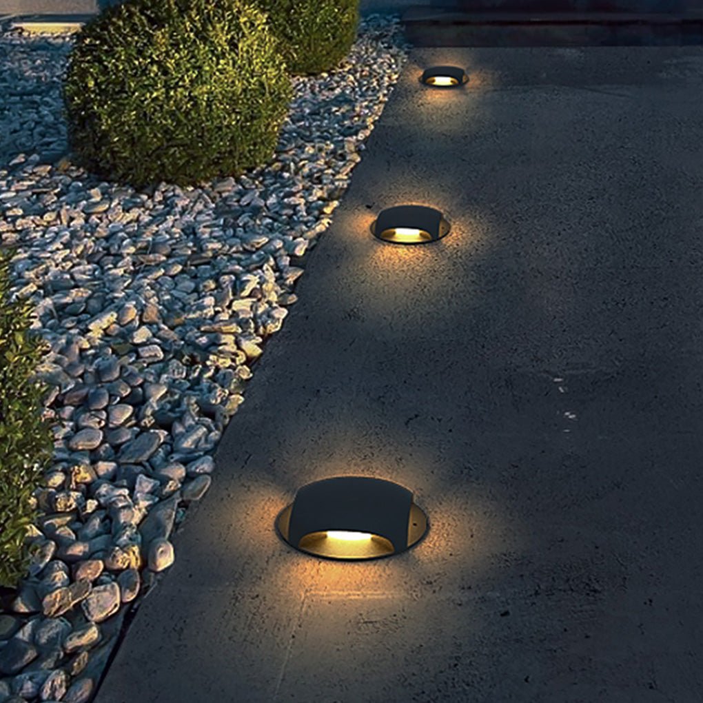 Luminara Outdoor Step Lights - LED Embedded Landscape Lighting with Waterproof Design for Safe Home Illumination 4
