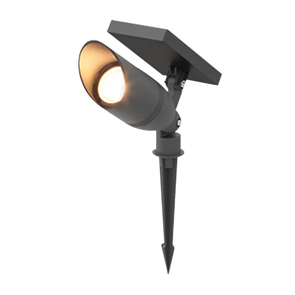 Luminara Adjustable Solar Spotlight - Modern Outdoor Light with Dual Power Options for Enhanced Landscape Illumination 9