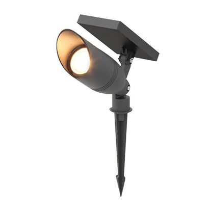 Luminara Adjustable Solar Spotlight - Modern Outdoor Light with Dual Power Options for Enhanced Landscape Illumination 9