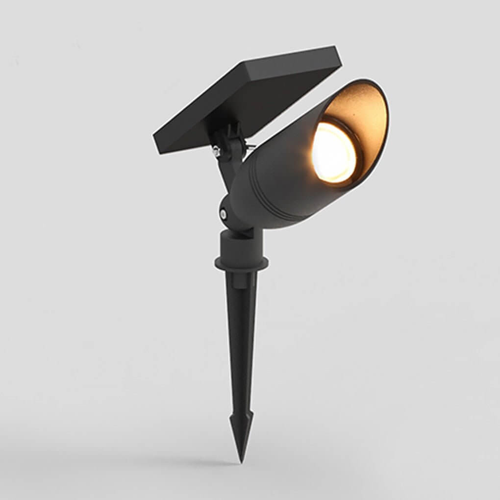 Luminara Adjustable Solar Spotlight - Modern Outdoor Light with Dual Power Options for Enhanced Landscape Illumination 8