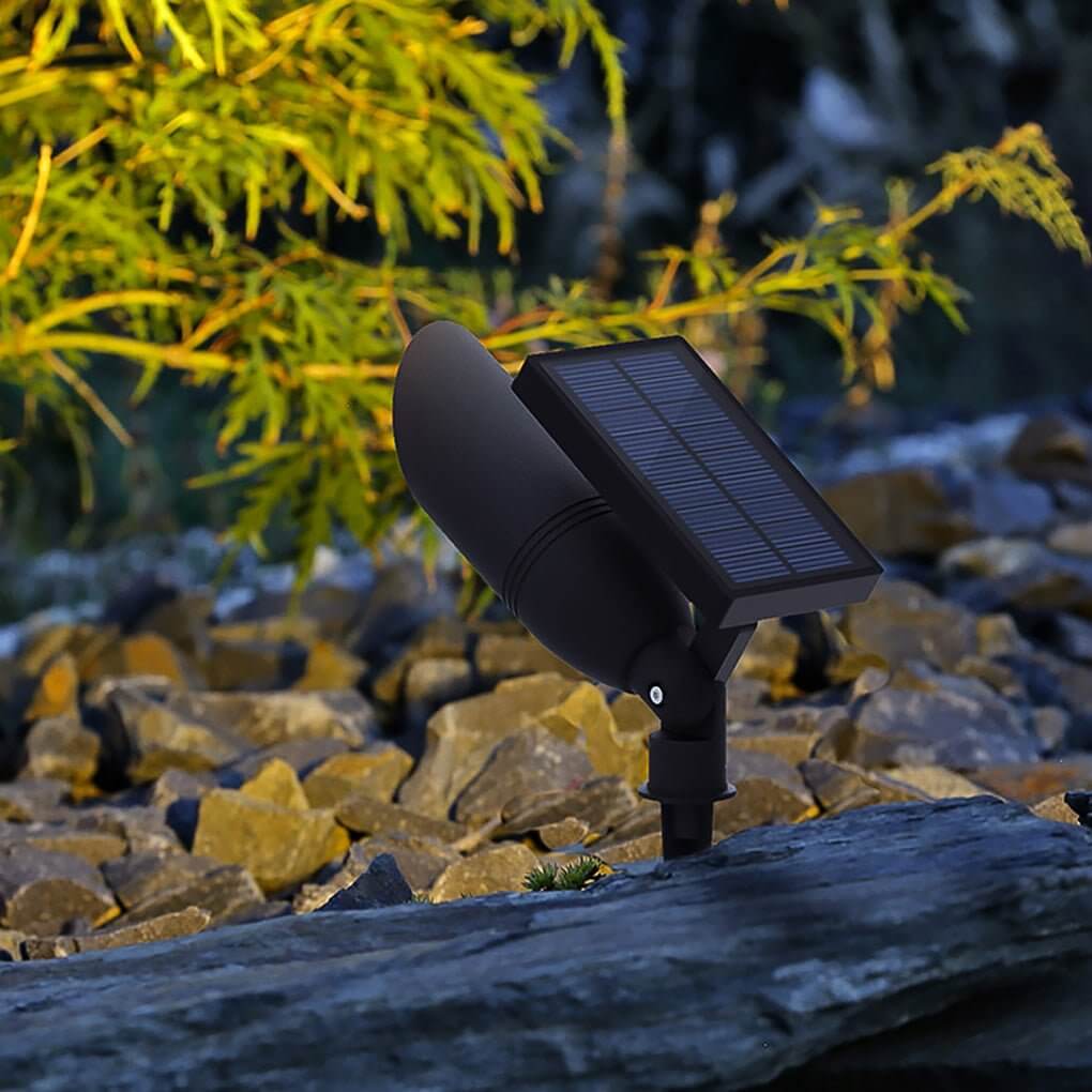 Luminara Adjustable Solar Spotlight - Modern Outdoor Light with Dual Power Options for Enhanced Landscape Illumination 6