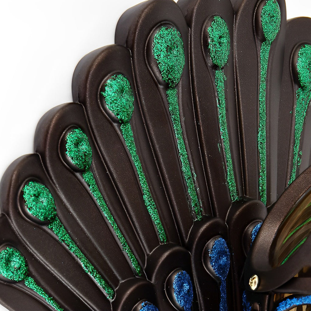 Peacock Inspired Outdoor Wall Sconce - Vintage Aluminum Light Fixture with IP55 Protection 9