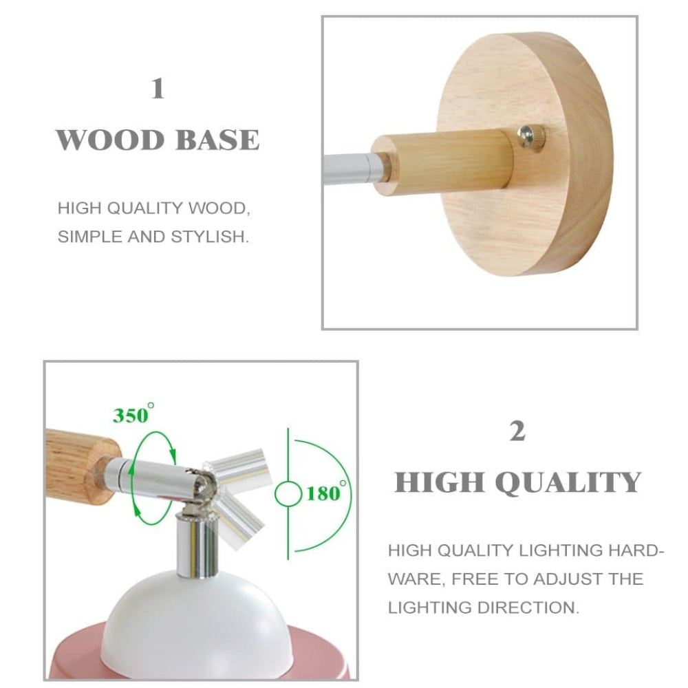 Adjustable Wall Sconce Lighting with 180° Head & Pull Chain Switch for Targeted Illumination 9