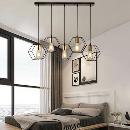 Celeste Vintage Pendant Light - Iron Frame Design with Easy Installation for Elegant Kitchen Lighting 12