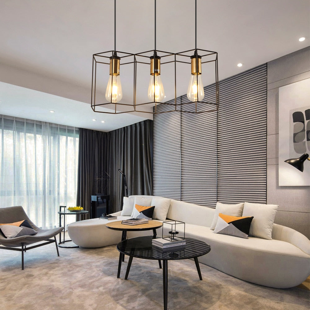 Celeste Vintage Pendant Light - Iron Frame Design with Easy Installation for Elegant Kitchen Lighting 10