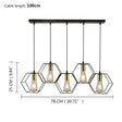 Celeste Vintage Pendant Light - Iron Frame Design with Easy Installation for Elegant Kitchen Lighting 1