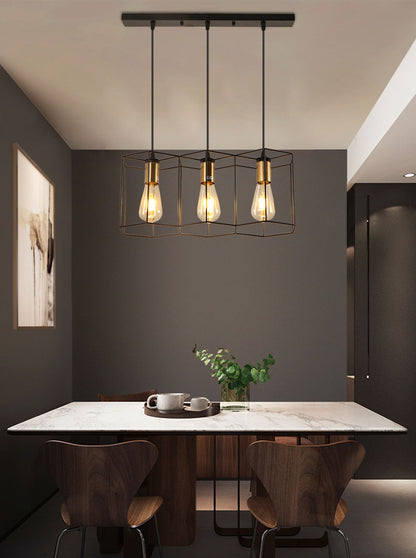 Celeste Vintage Pendant Light - Iron Frame Design with Easy Installation for Elegant Kitchen Lighting 14