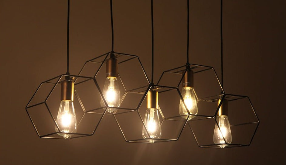 Celeste Vintage Pendant Light - Iron Frame Design with Easy Installation for Elegant Kitchen Lighting 18