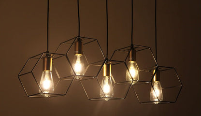 Celeste Vintage Pendant Light - Iron Frame Design with Easy Installation for Elegant Kitchen Lighting 18