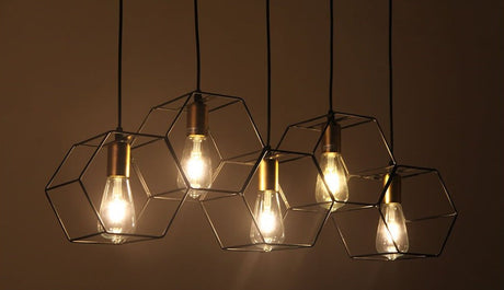 Celeste Vintage Pendant Light - Iron Frame Design with Easy Installation for Elegant Kitchen Lighting 18