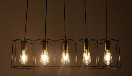 Celeste Vintage Pendant Light - Iron Frame Design with Easy Installation for Elegant Kitchen Lighting 19