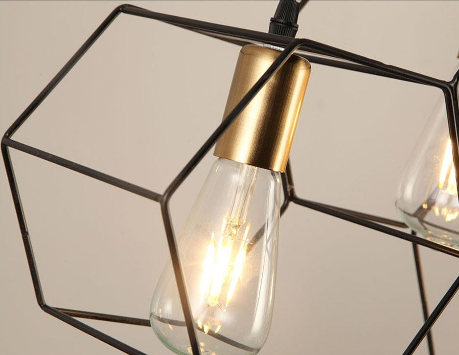 Celeste Vintage Pendant Light - Iron Frame Design with Easy Installation for Elegant Kitchen Lighting 17