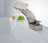 Everest Curved Faucet - Modern Brass Design with Easy Operation for Elegant Kitchens and Bathrooms 7
